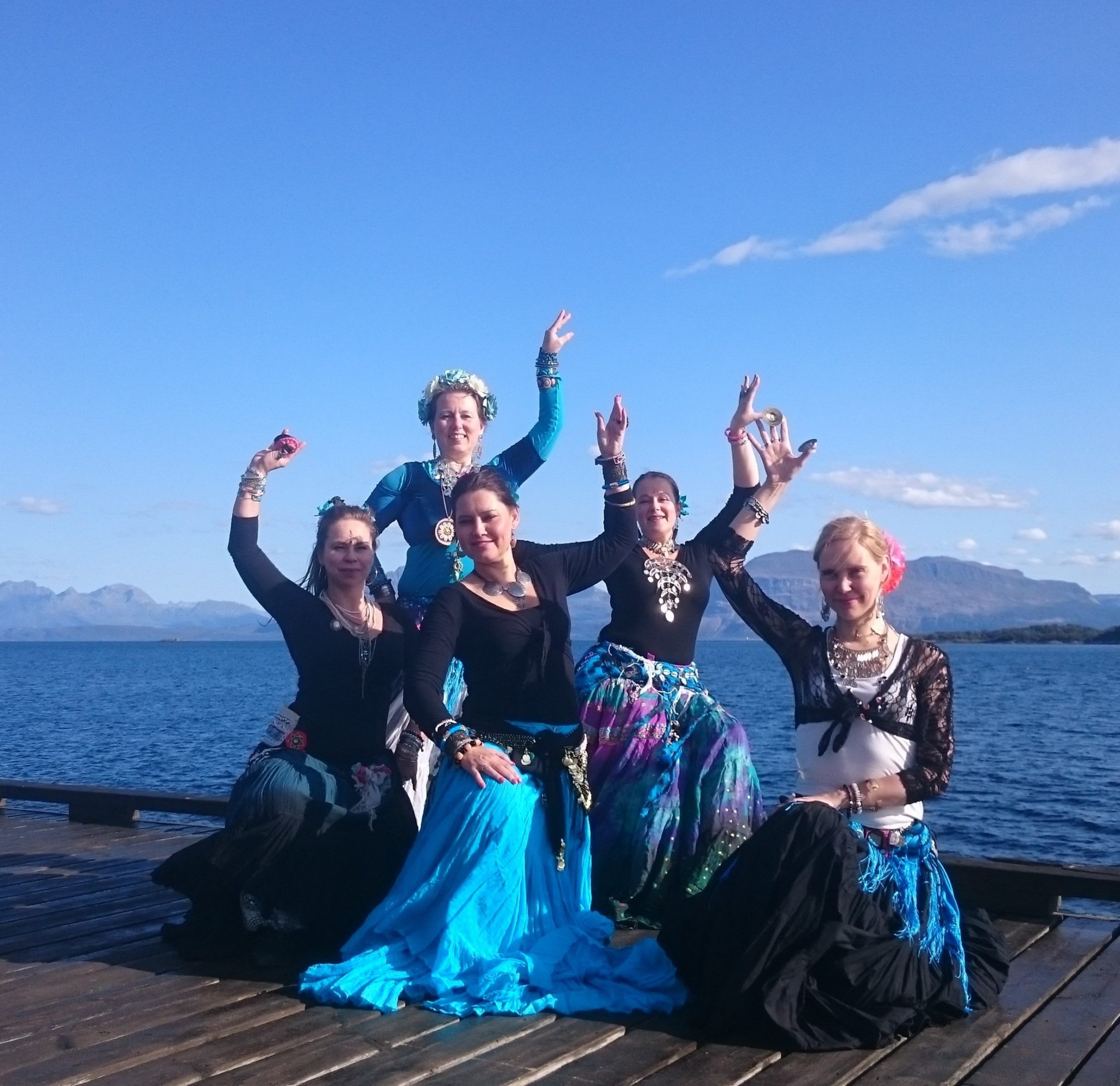 kvinnelig dansegruppe