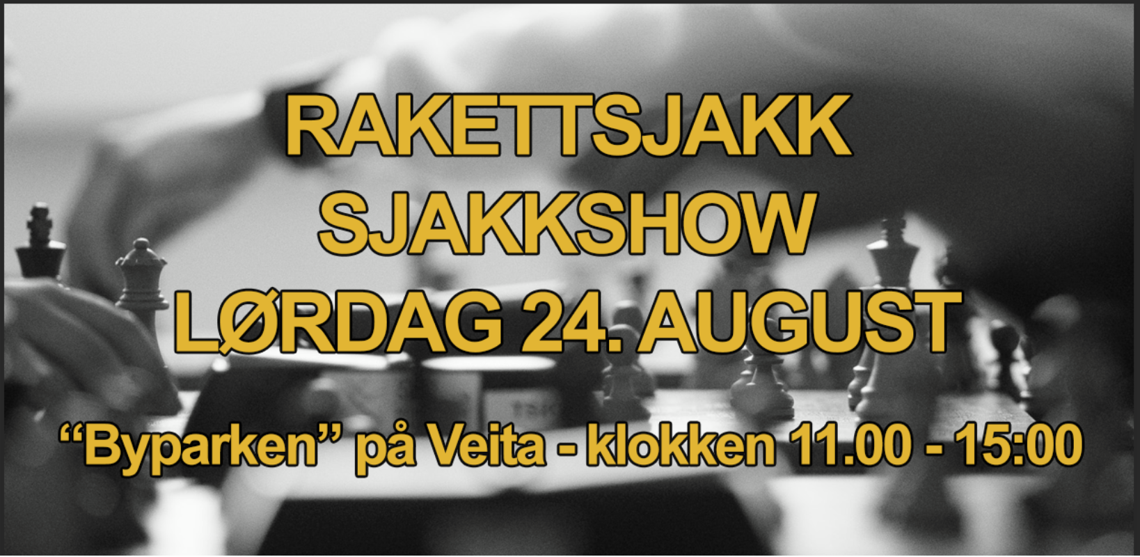 Rakett sjakk i byparken